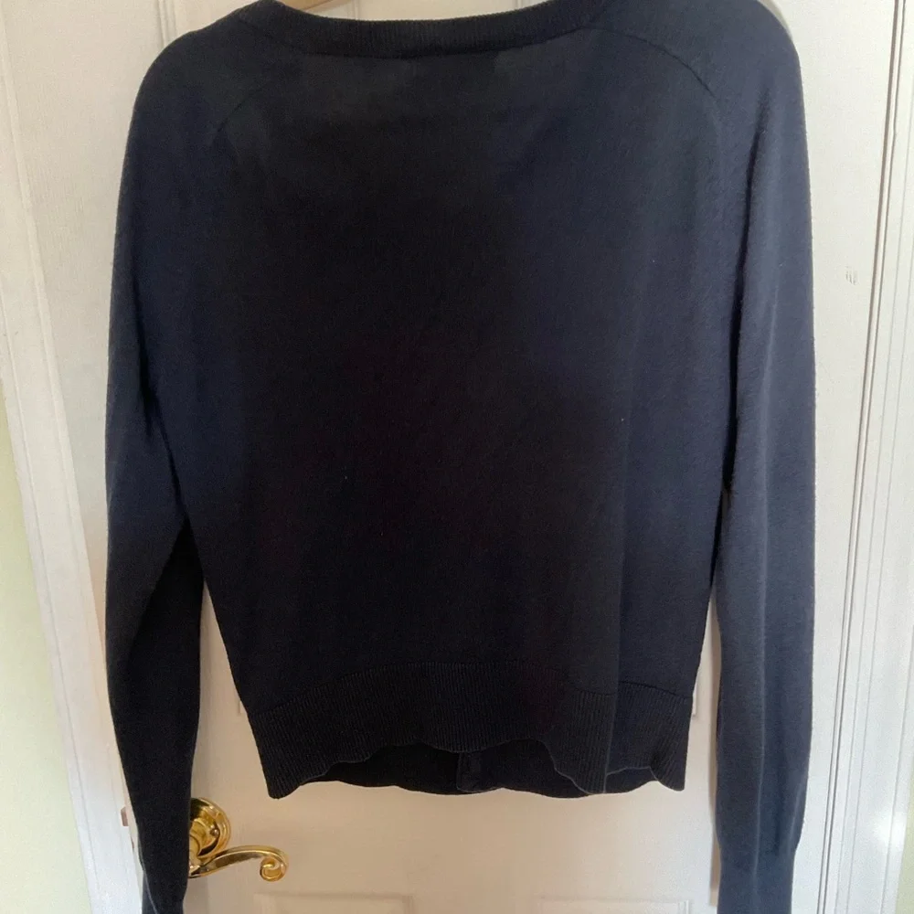 Banana Republic Dark Blue Women's Cardigan - Picture 2 of 2